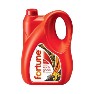 Fortune Kachi Ghani Mustard Oil - 5 Ltr