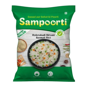 Sampoorti Hyderabadi Biryani Basmati Rice - 5 Kg