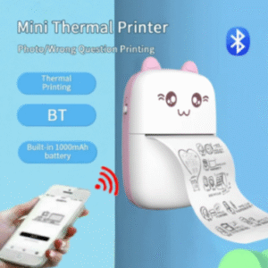 Cartoon Shape Bluetooth Mini Printer (Portable) with 1pc roll